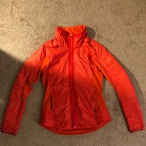 Coral Lululemon Jacket, size 8